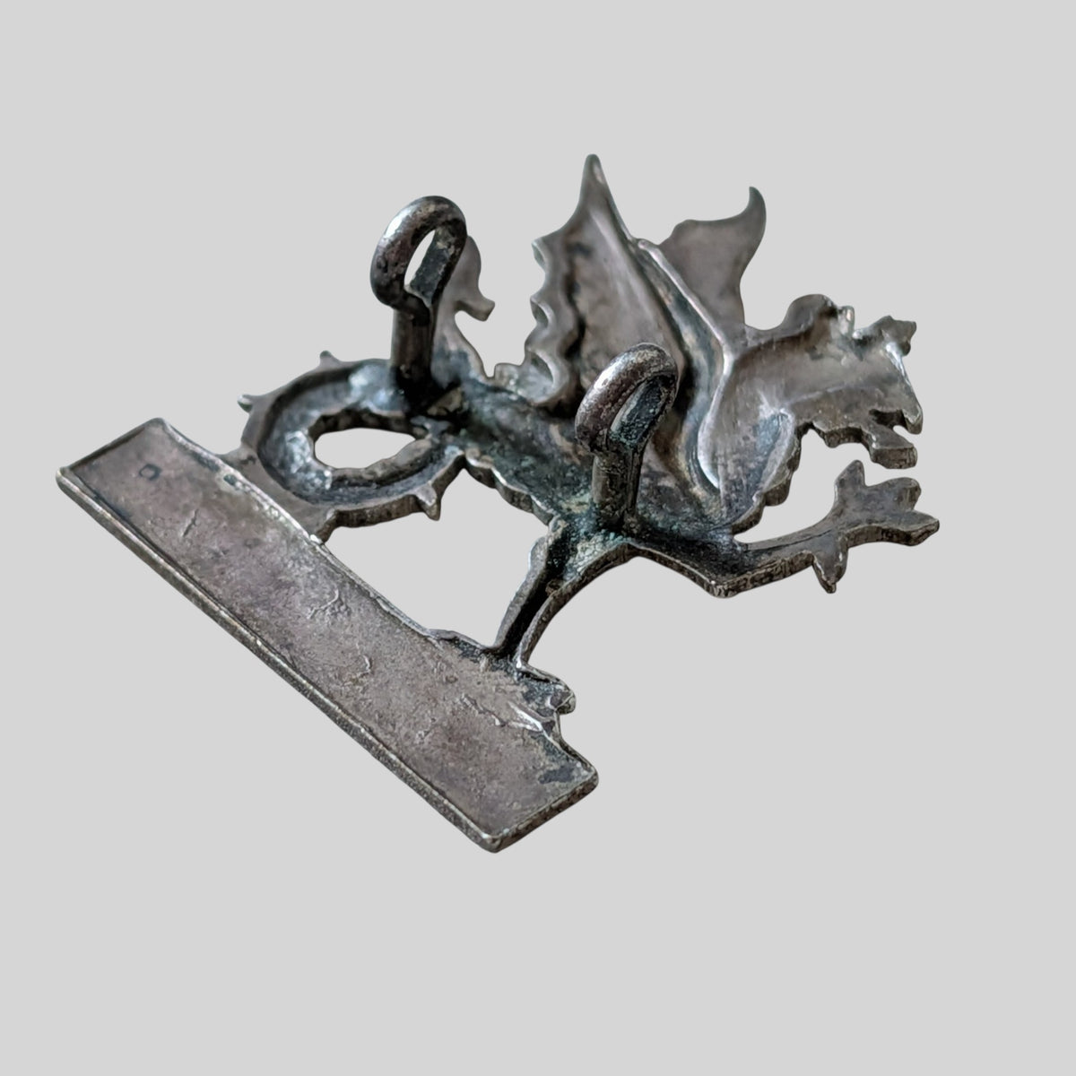 Wessex Brigade Officer's Silvered Cap Badge