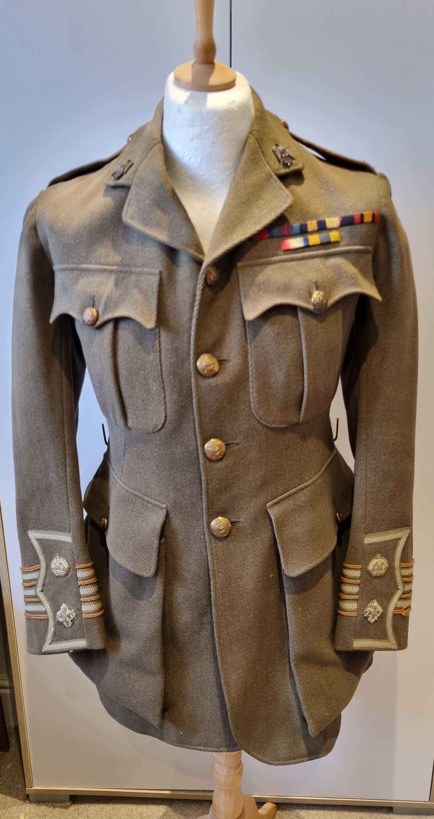 SOLD! Unique WW1 Uniform Set of Lt Colonel Frederick Wormald DSO, Commander of Royal Dragoons