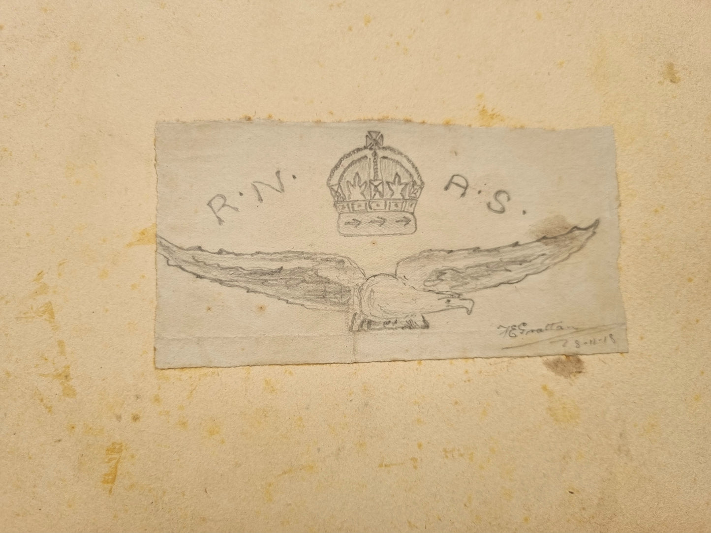 SOLD! WW1 Royal Navy Air Service (RNAS) Balloon Operator’s Photo Album