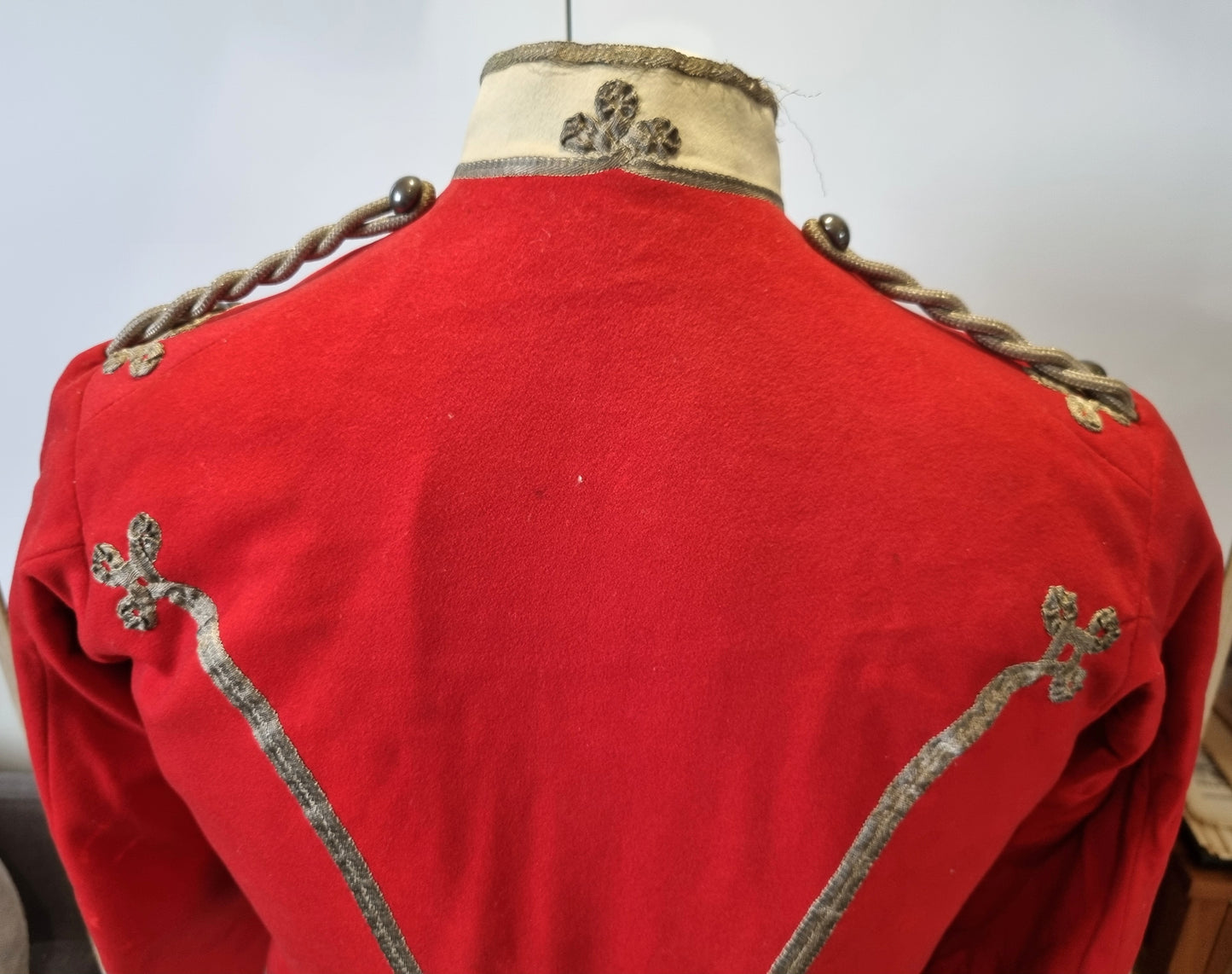 Superb Victorian Westmorland & Cumberland Hussars Shell Jacket & Trousers, Dated 1889