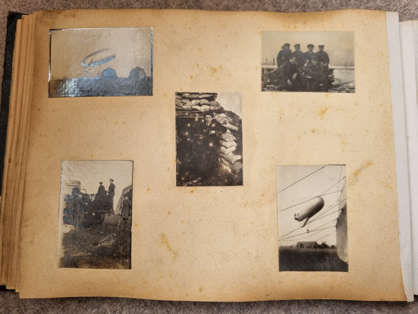 SOLD! WW1 Royal Navy Air Service (RNAS) Balloon Operator’s Photo Album
