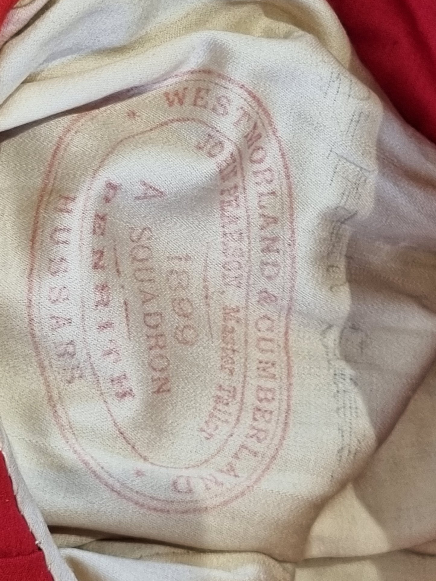 Superb Victorian Westmorland & Cumberland Hussars Scarlet Shell Jacket, Dated 1899