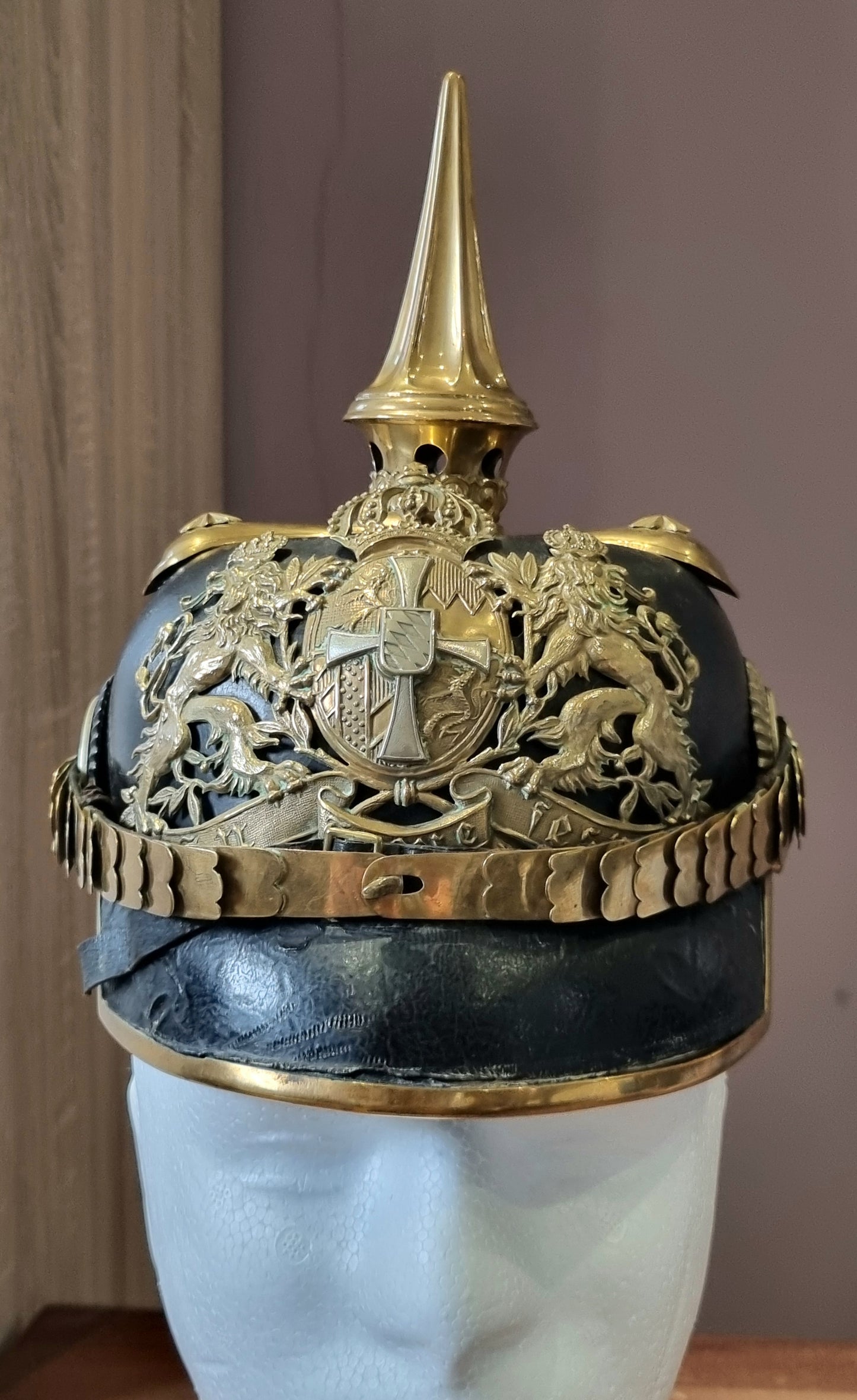 M1886 German Bavarian Reserve Officer’s Pickelhaube
