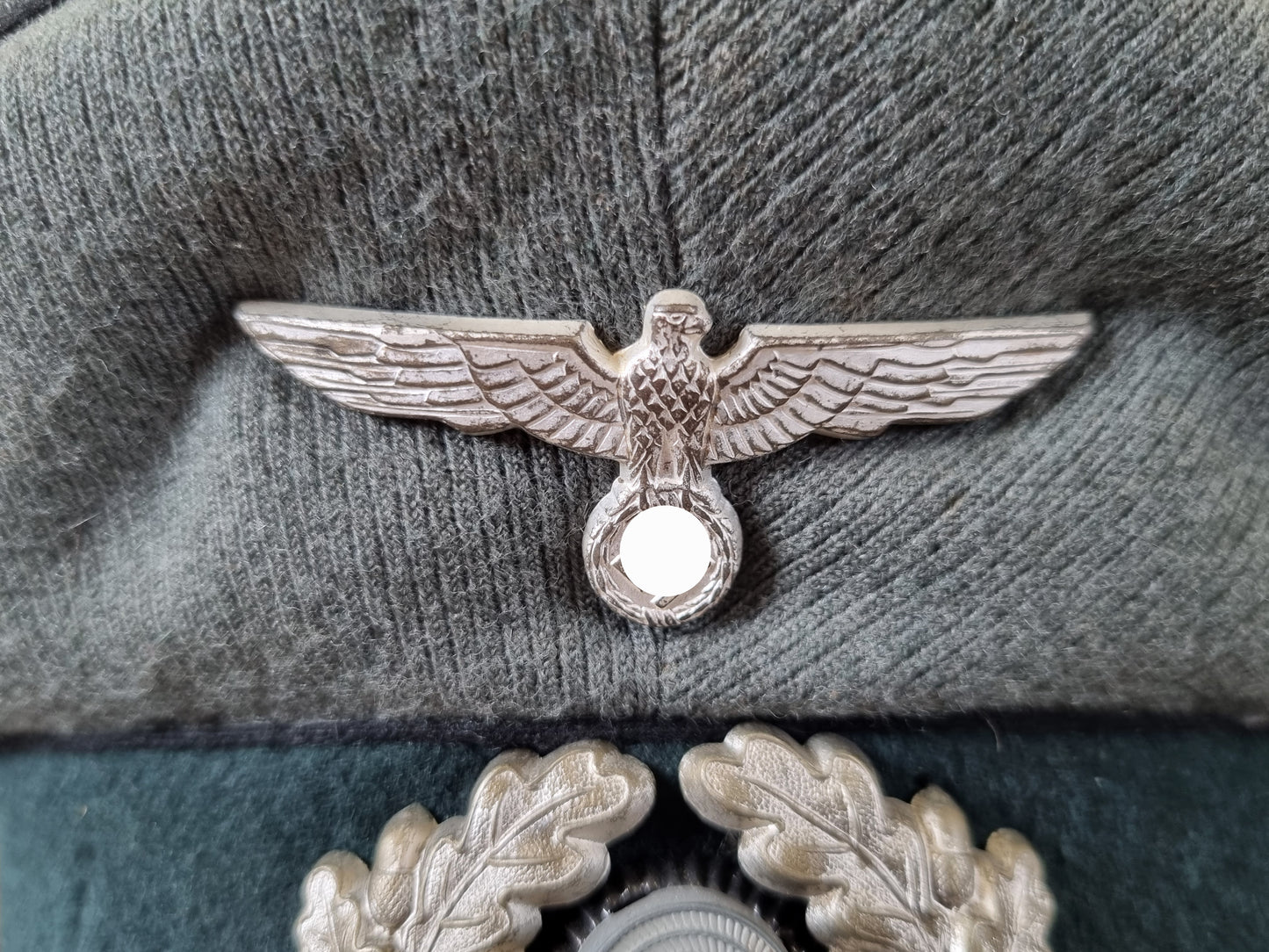 WW2 German Wehrmacht Pioneer / Engineer Officer's Visor Cap