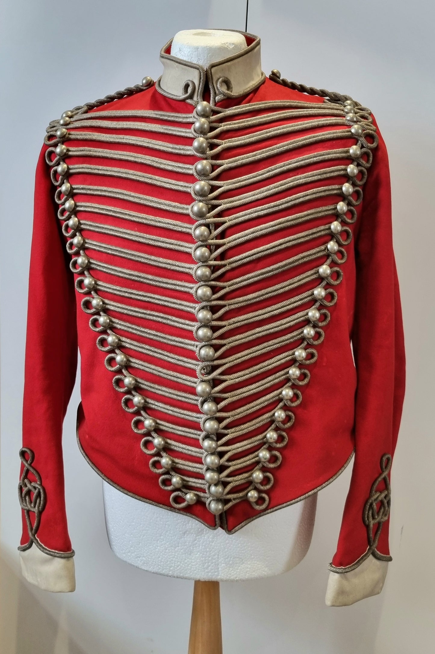 Superb Victorian Westmorland & Cumberland Hussars Scarlet Shell Jacket, Dated 1899