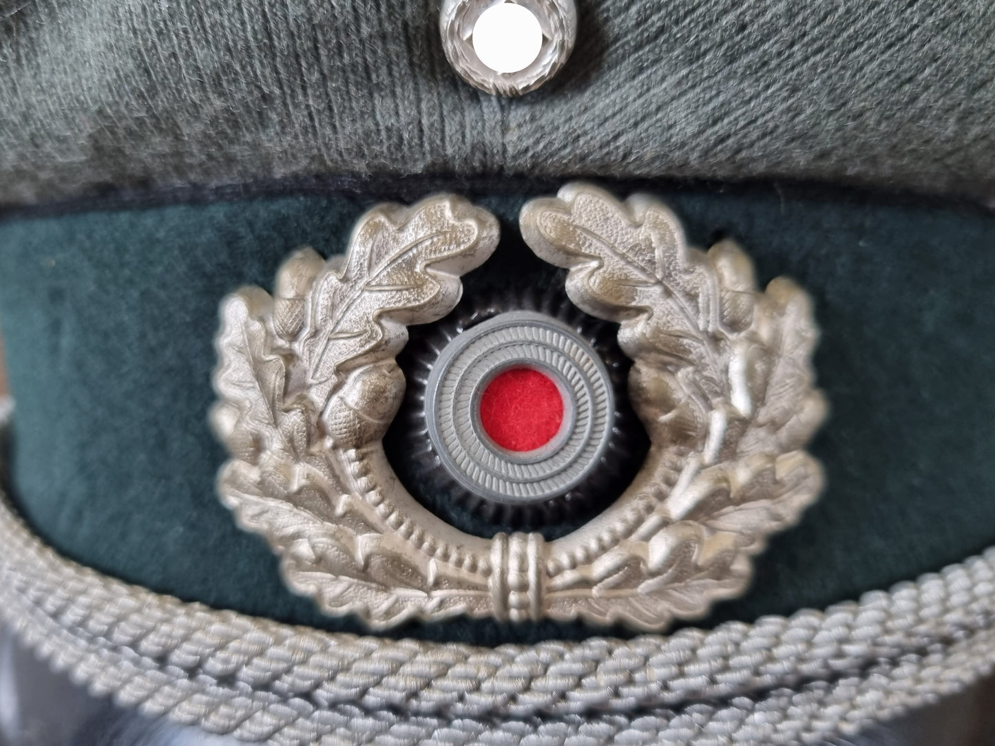 WW2 German Wehrmacht Pioneer / Engineer Officer's Visor Cap