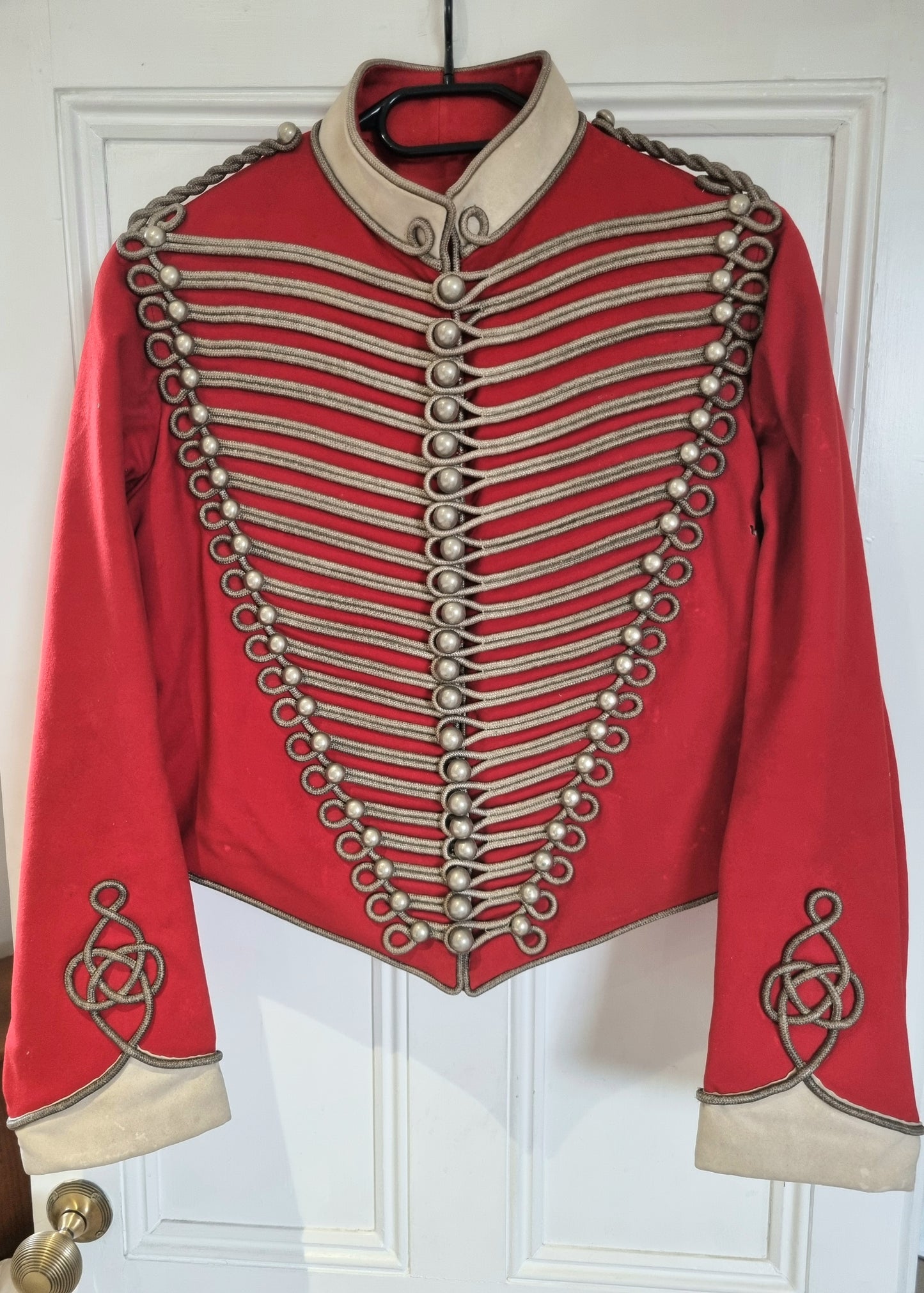 Superb Victorian Westmorland & Cumberland Hussars Scarlet Shell Jacket, Dated 1899
