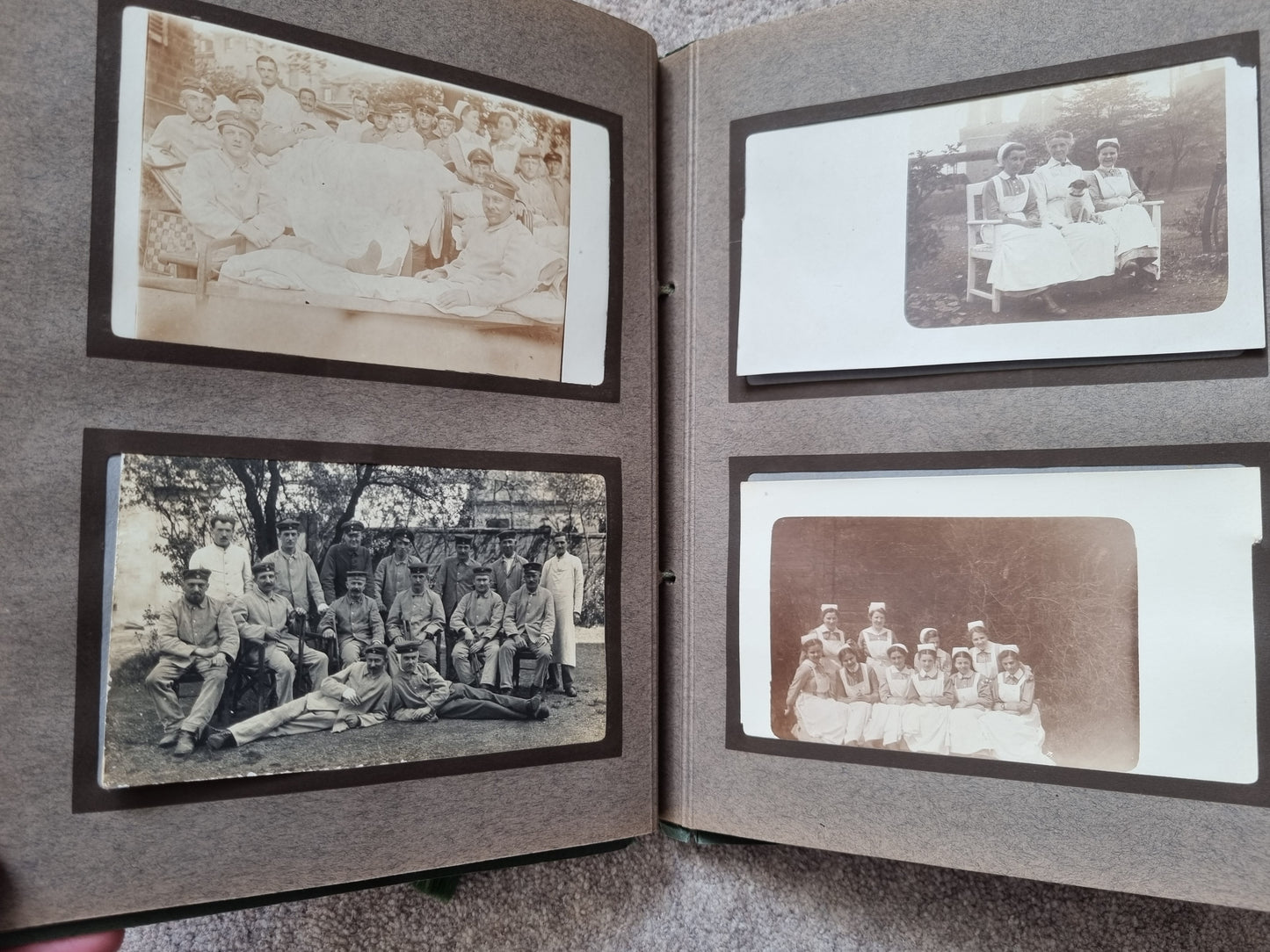 WW1 German Army Nurses Photo Album, 34 Photos