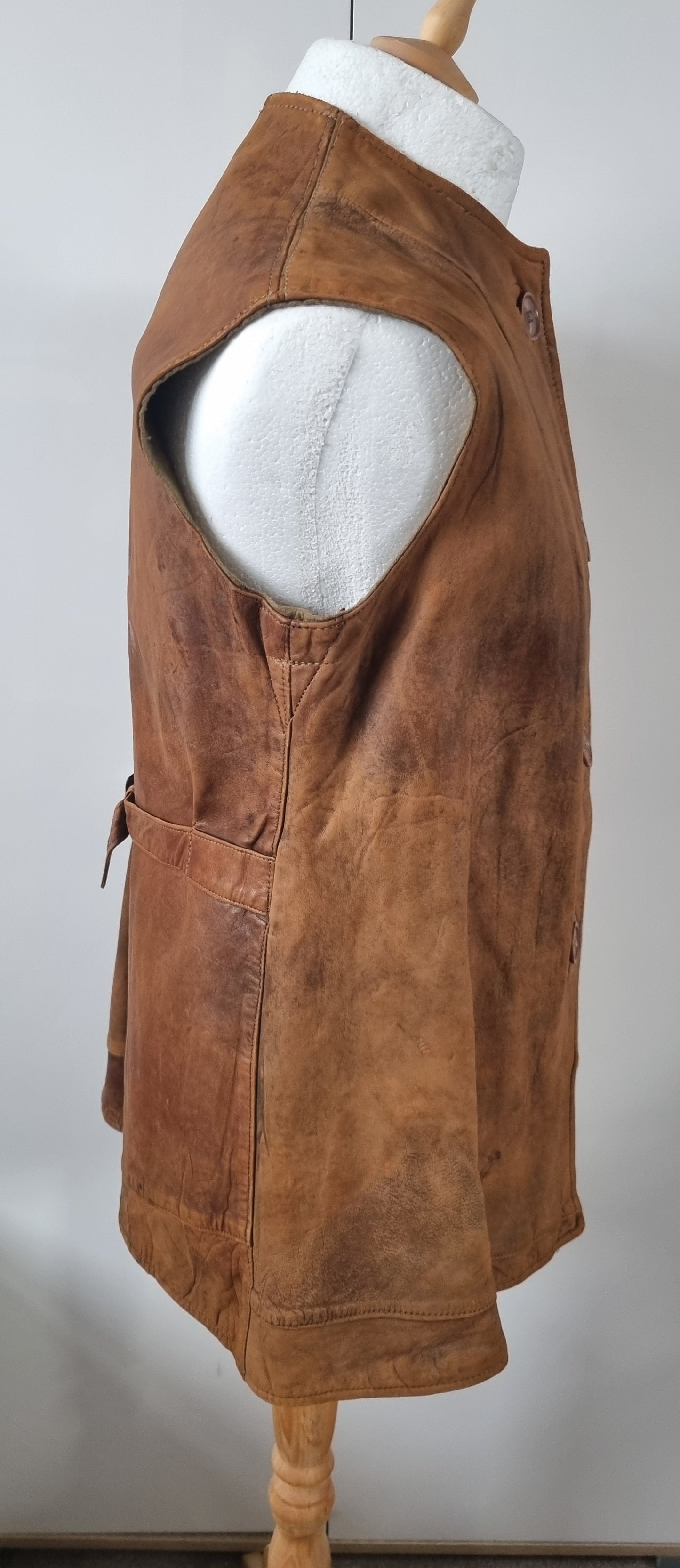 Fantastic WW2 ATS Ladies Leather Jerkin, Dated 1942