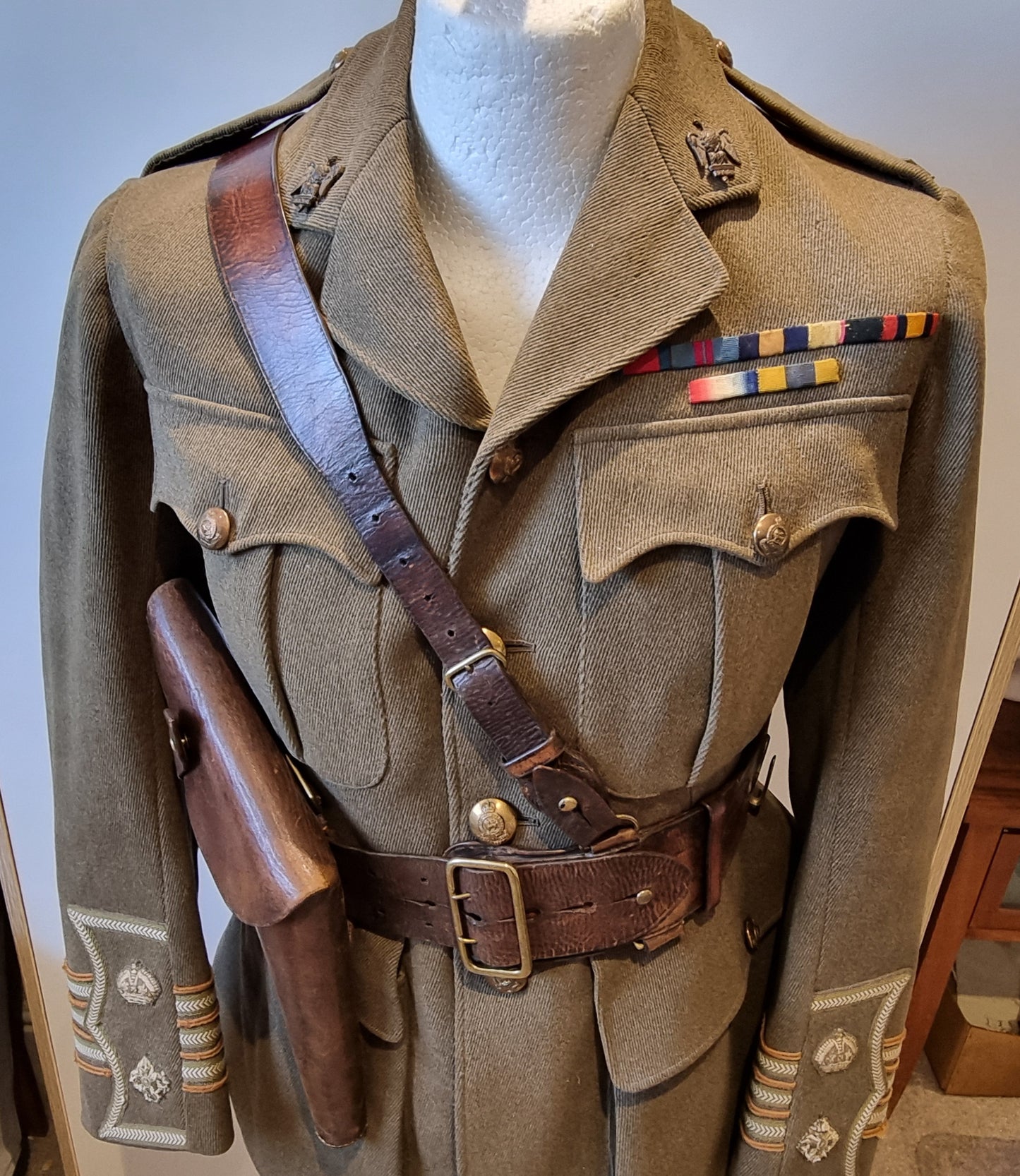 SOLD! Unique WW1 Uniform Set of Lt Colonel Frederick Wormald DSO, Commander of Royal Dragoons