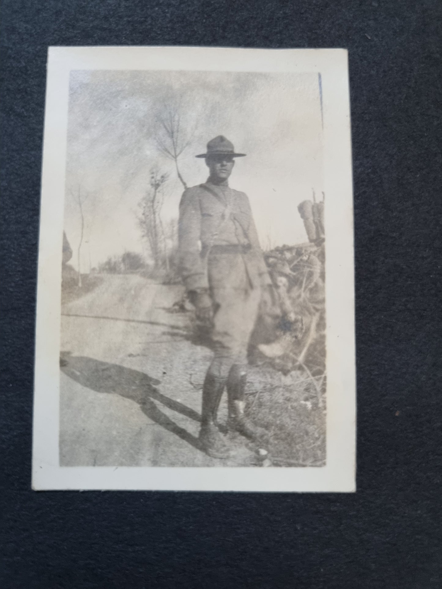 SOLD! Rare WW1 US Army Soldier's Photo Album Plus Ephemera - 125 Photos