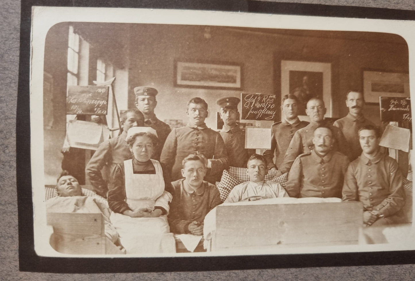 WW1 German Army Nurses Photo Album, 34 Photos