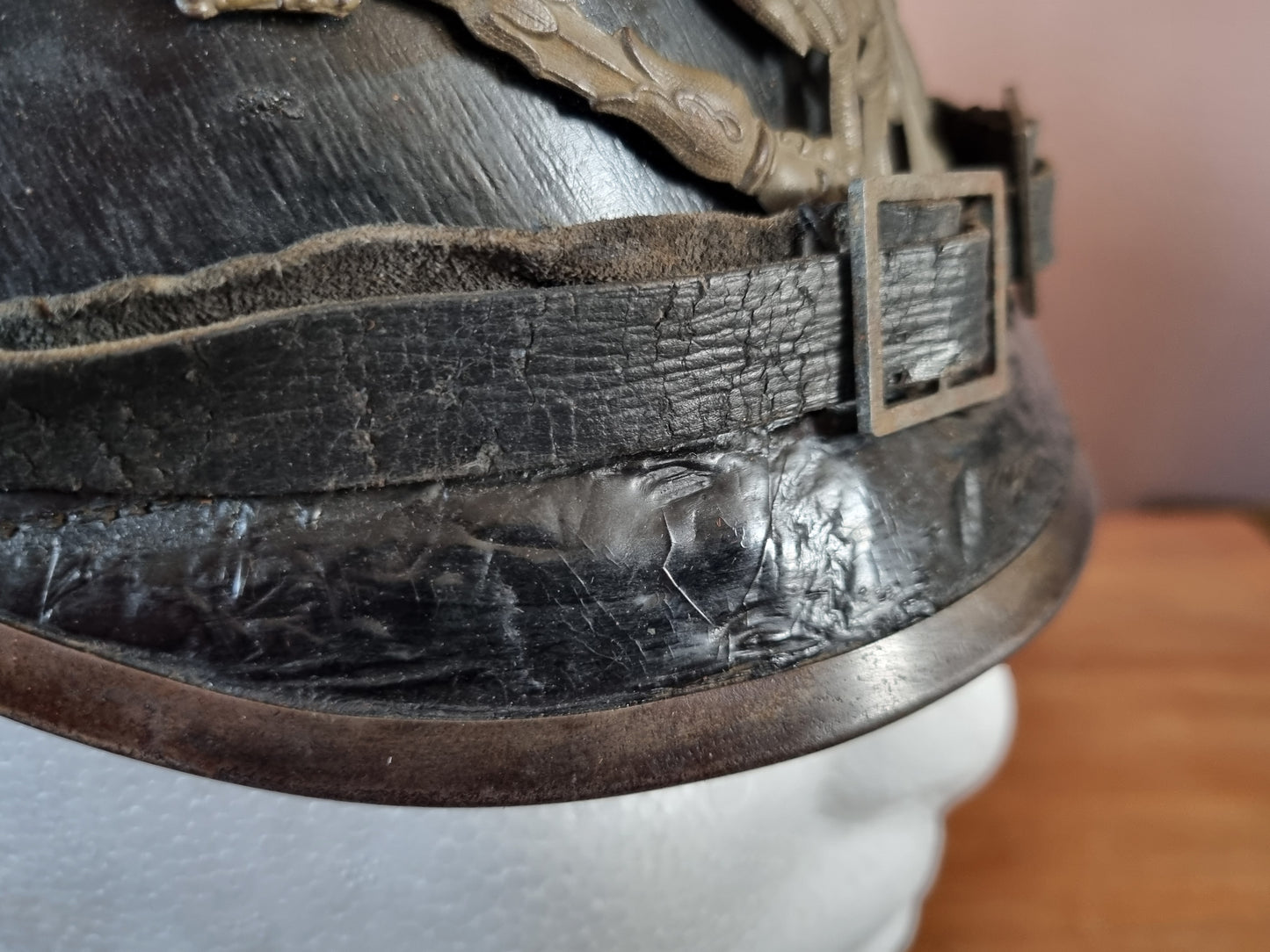 SOLD! WW1 Imperial German Army M1895 Prussian Enlisted Man Pickelhaube Helmet