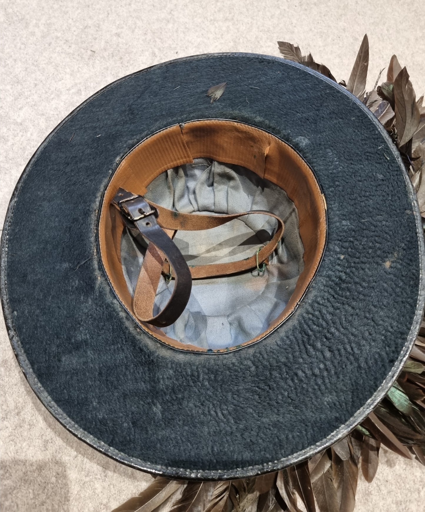 SOLD! WW2 Era Italian 2nd Bersaglieri Regiment Hat, with Plume