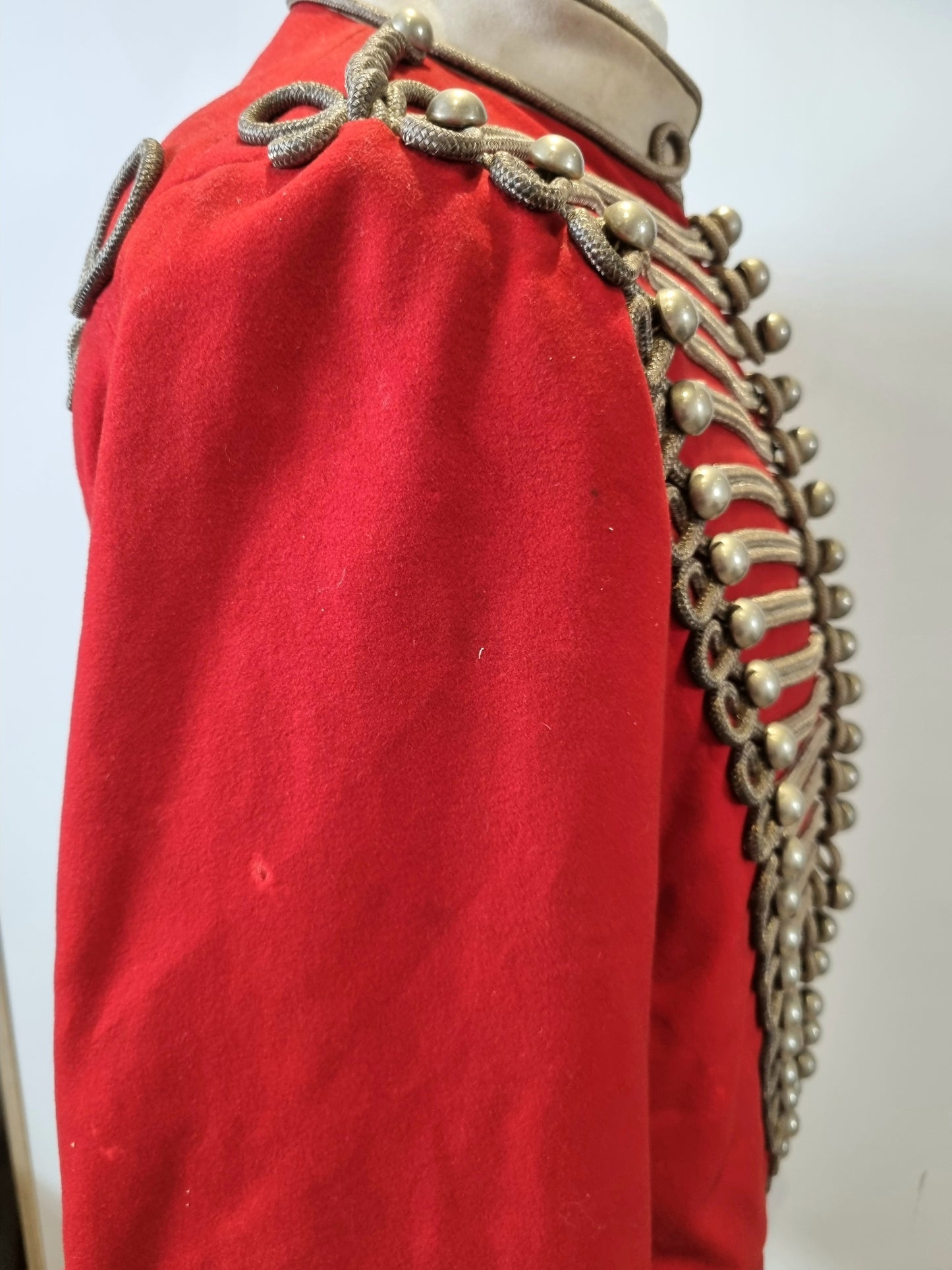Superb Victorian Westmorland & Cumberland Hussars Scarlet Shell Jacket, Dated 1899