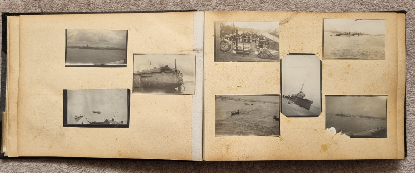 SOLD! WW1 Royal Navy Air Service (RNAS) Balloon Operator’s Photo Album