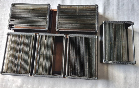 SOLD! Unpublished Military Amateur WW1 Glass Stereoview Collection- 133 Slides