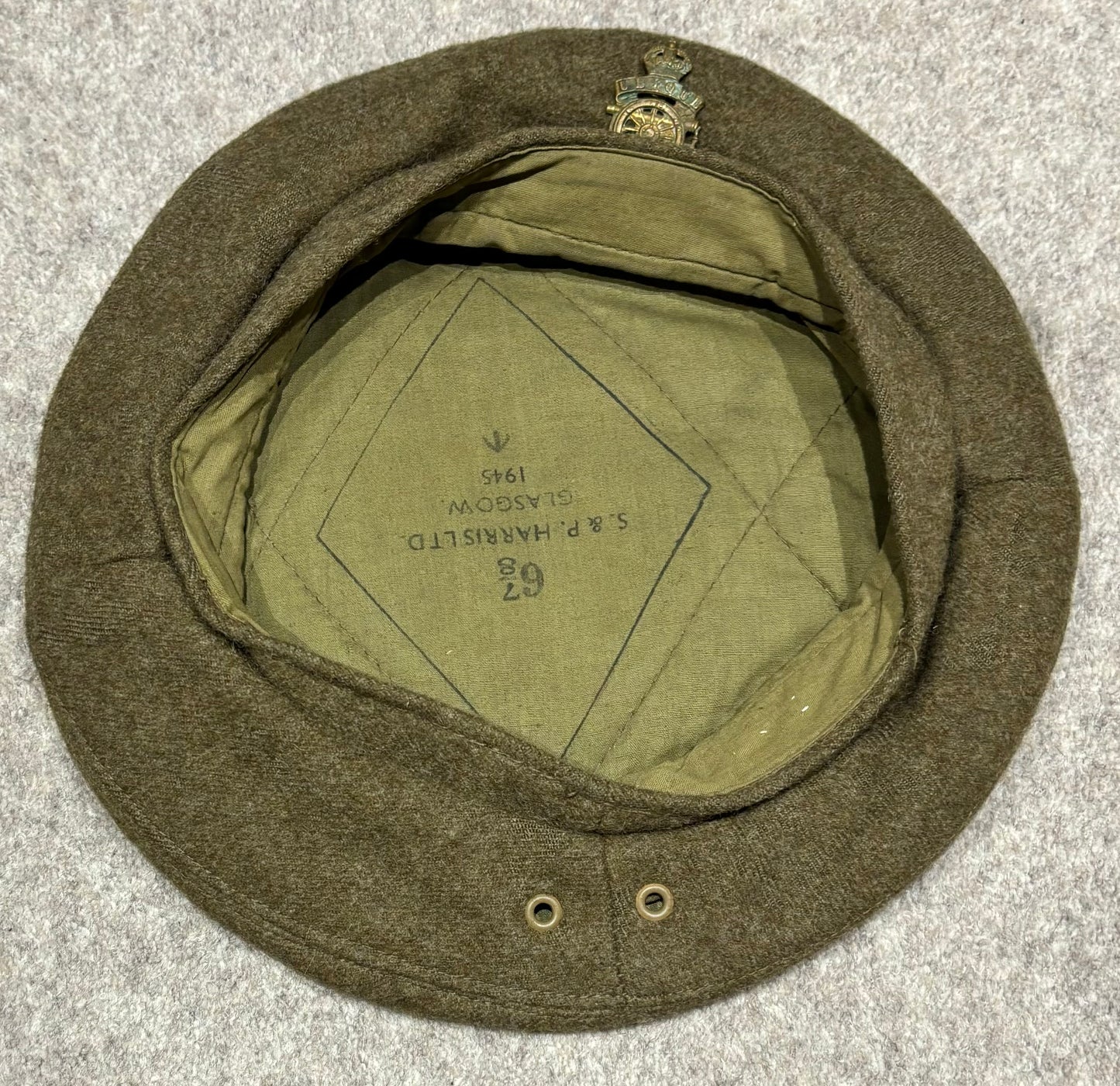WW2 Royal Artillery General Service Cap