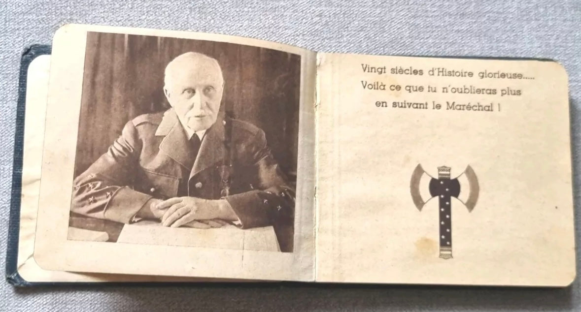 SOLD! Rare WW2 French Vichy Diary, "Agenda de Armée Nouvelle 1942"