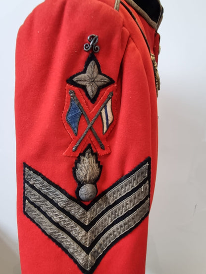 SOLD! Pre WW1 (Edwardian) 1st London Volunteer Rifles Sergeant's Tunic and Victorian Volunteer Rifles Cross Belt and Pouch