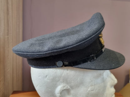 Post War RAF Officer’s Visor Cap named to Flight Lieutenant Brunsden