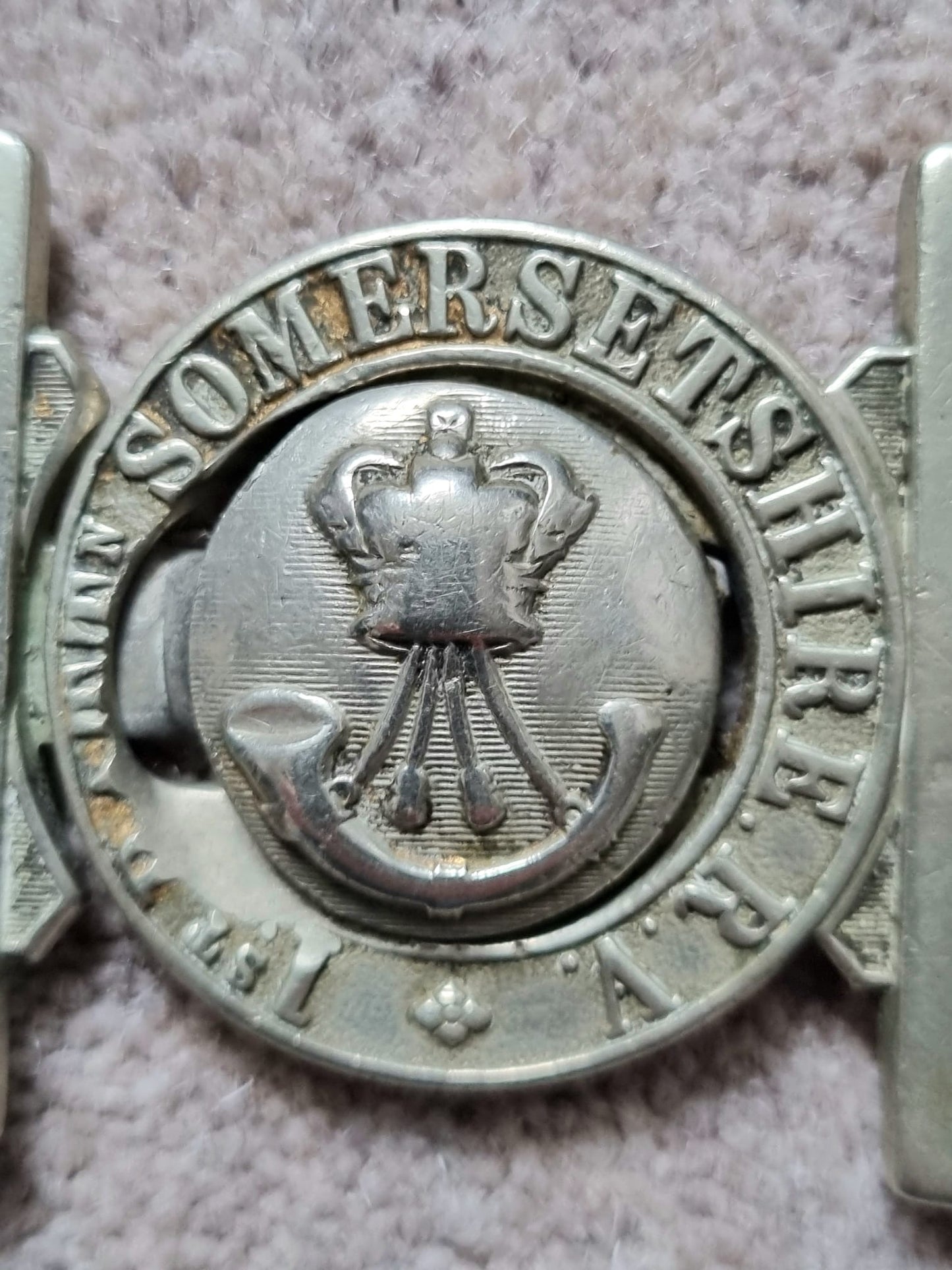 Pre 1881 Victorian 1st Somersetshire Rifle Volunteers Belt Buckle