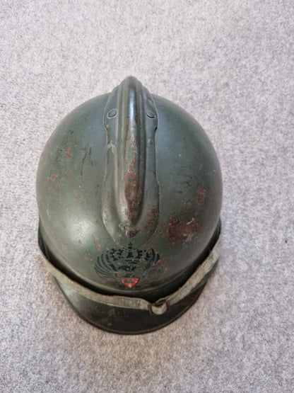 WW2 or Earlier Italian Corps of Public Security Agents M15 ‘Adrian’ Helmet