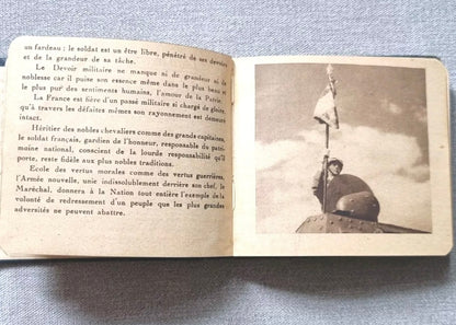 SOLD! Rare WW2 French Vichy Diary, "Agenda de Armée Nouvelle 1942"