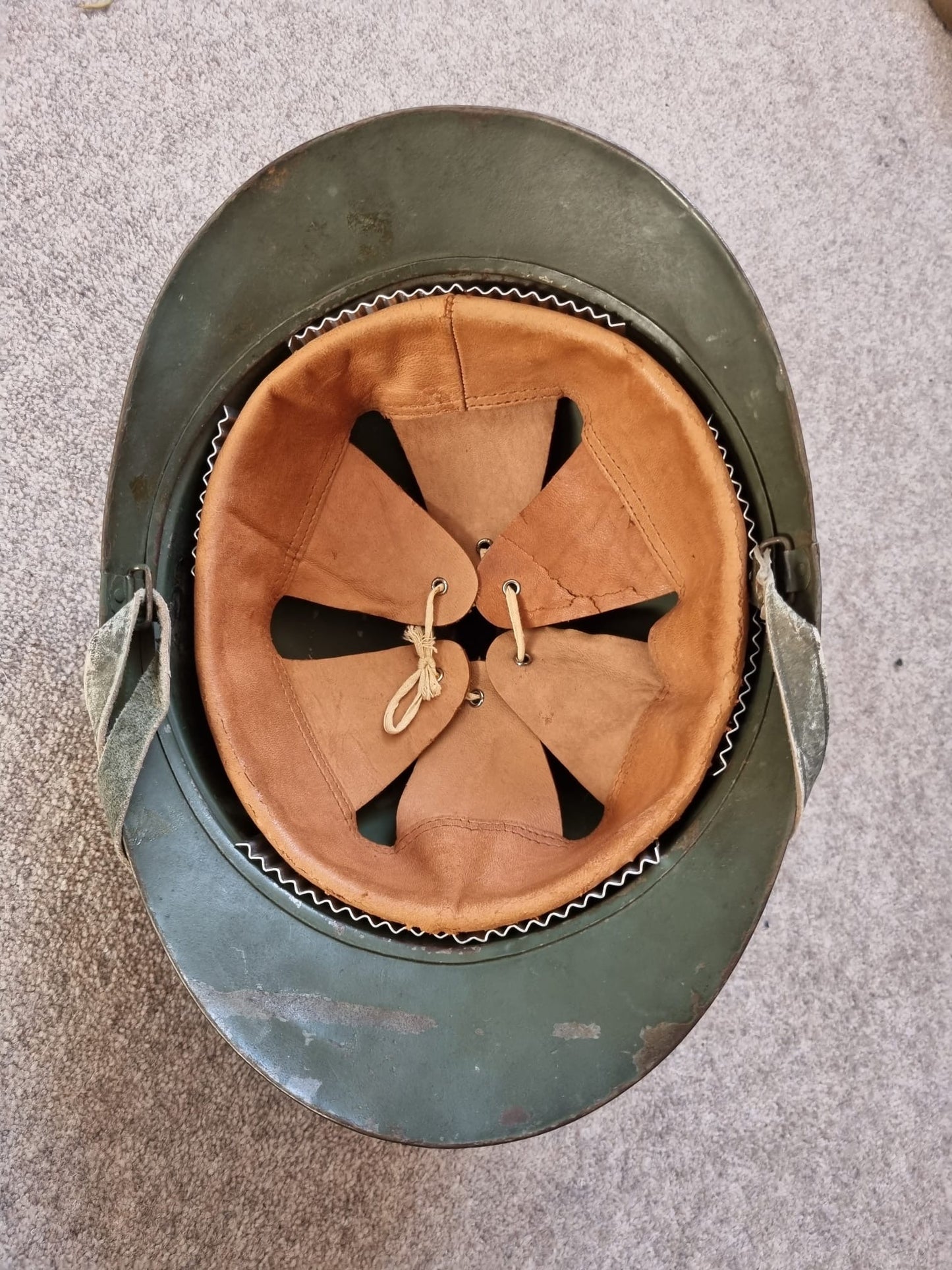 WW2 or Earlier Italian Corps of Public Security Agents M15 ‘Adrian’ Helmet