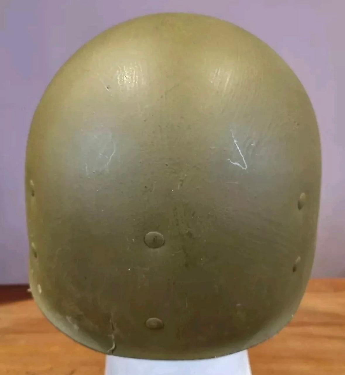 SOLD! Early WW2 US Army M1 Helmet, with Front Seam, Fixed Bails and Westinghouse Liner