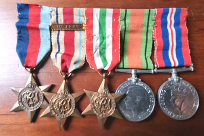 SOLD! WW2 Royal Armoured Corps, North Africa Medal and Ephemera Group to Private William Henry Bartlett (6285992)