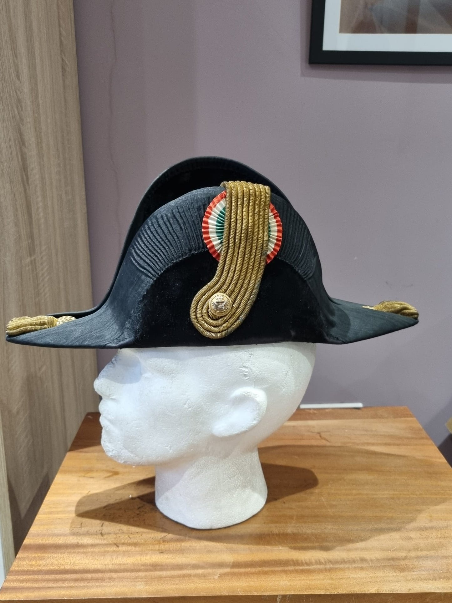 Inter War to WW2 Italian Navy Officer’s Bicorne, Regia Marina