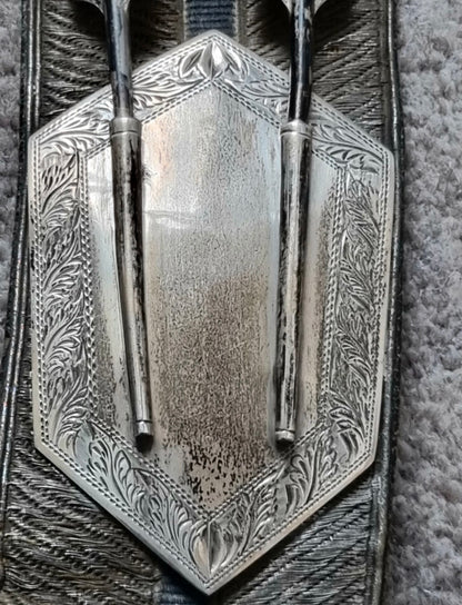 SOLD! Fantastic Victorian British Army Solid Silver Dress Crossbelt & Pouch