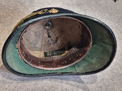 Pre WW1 (Edwardian) Gloucestershire Regiment Enlisted Man's Home Service Helmet, Dated 1910