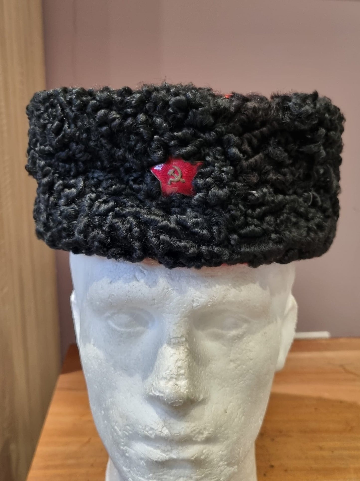 SOLD! Early Post-war Era Soviet Astrakhan Papakha Hat