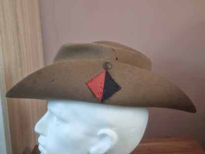 WW2 British Royal Artillery Slouch Hat, 1941 Dated