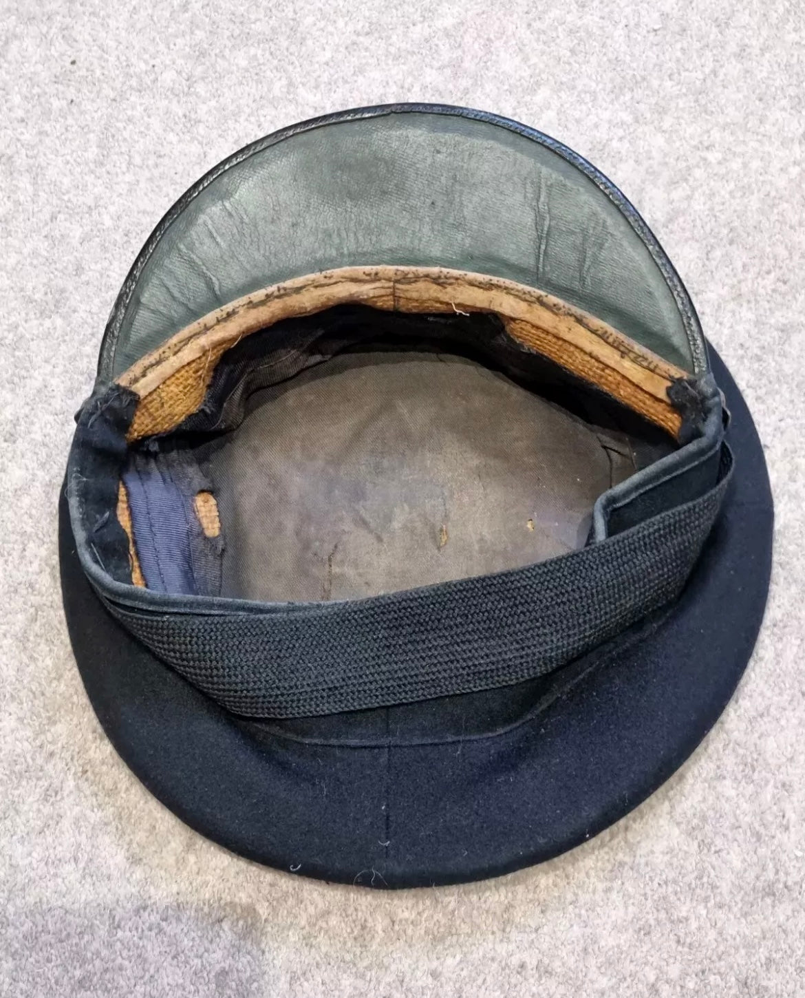 SOLD! Pre 1940 Royal Navy Captain’s Visor Cap made by Gieves