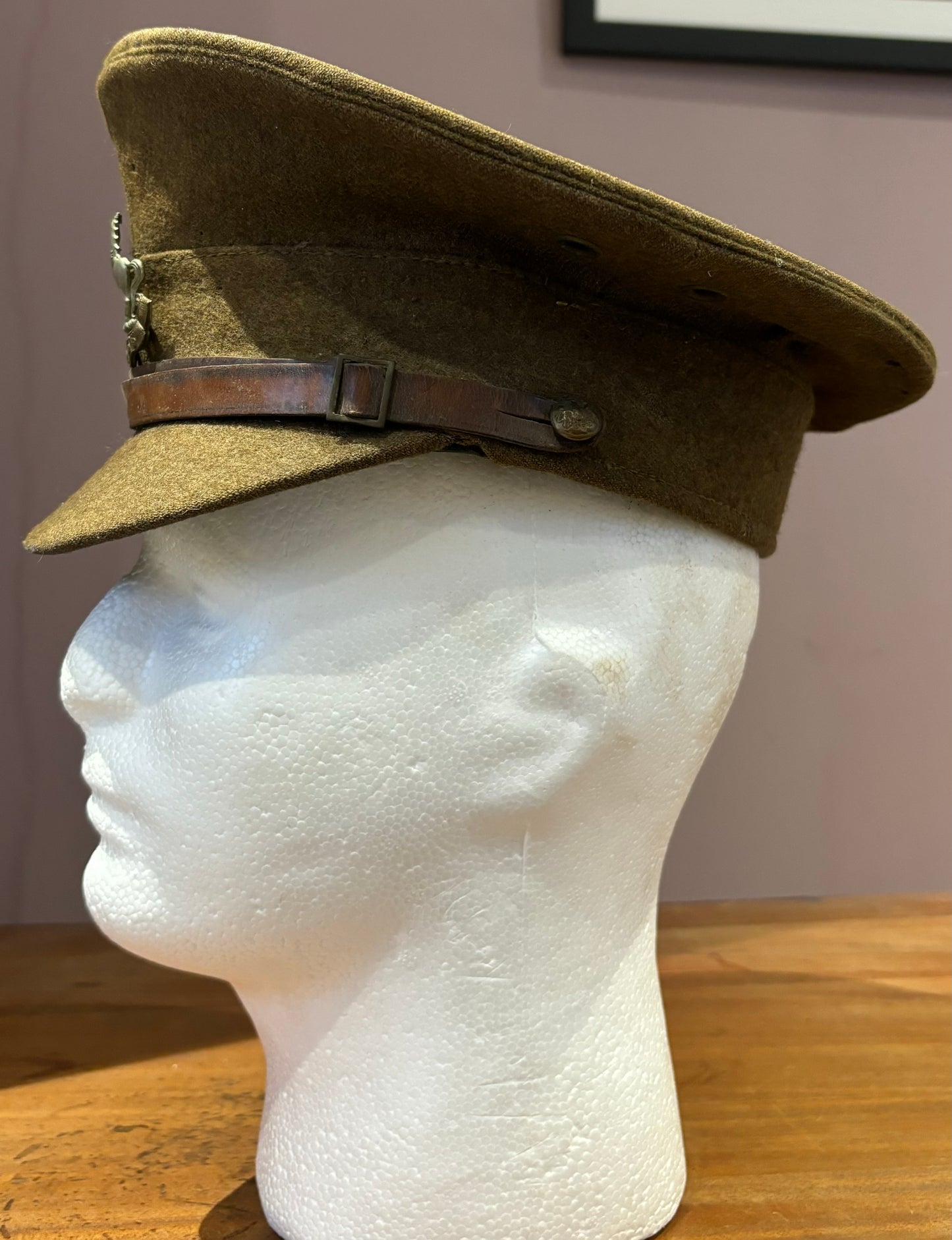 Early Interwar King’s (Liverpool) Regiment M1922 Visor Cap, Named
