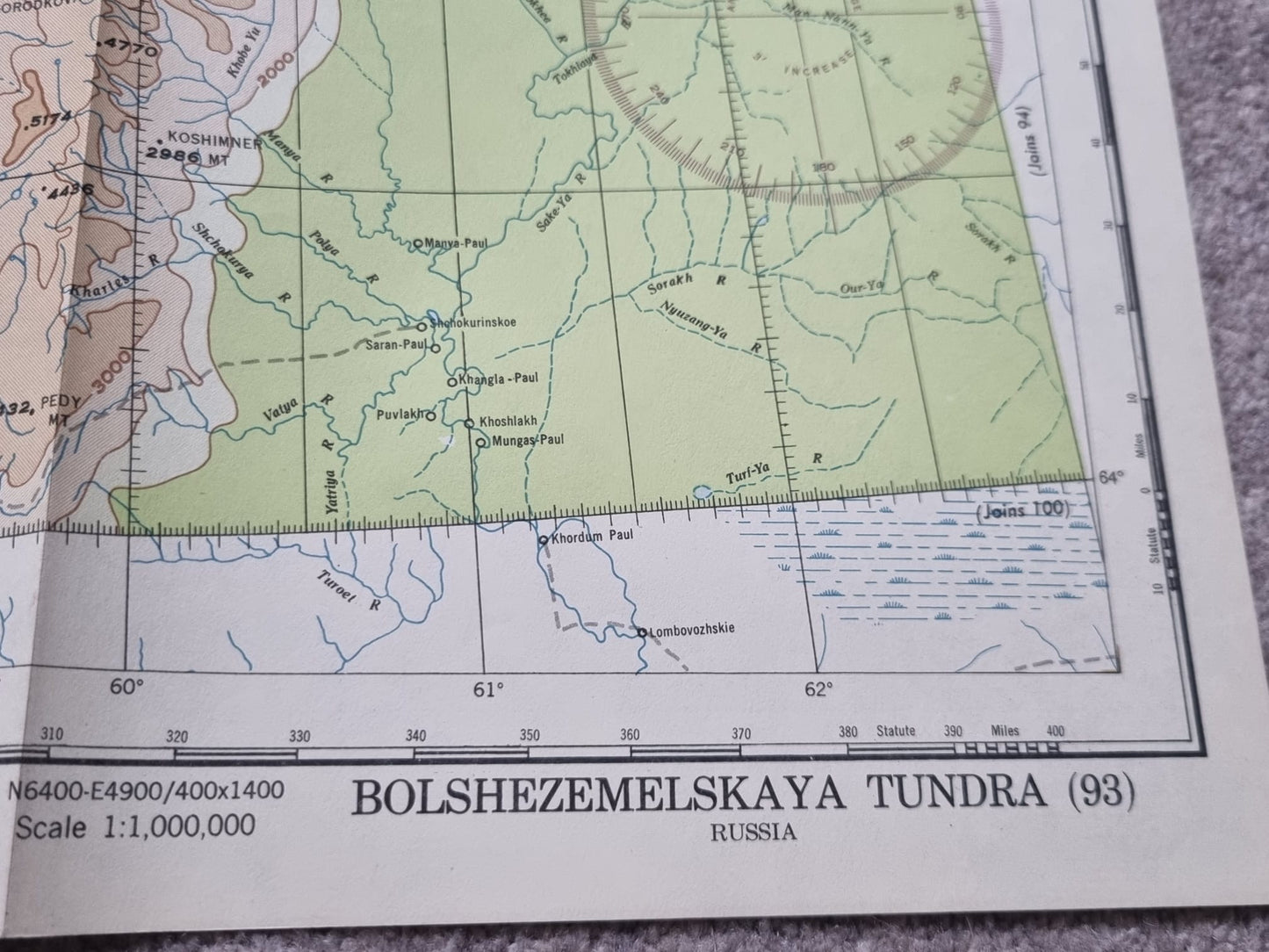 Rare! WW2 US Army Set of 53 Aeronautical Maps of Russia/Soviet Union, Marked RESTRICTED