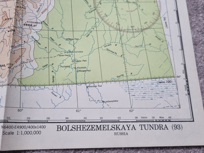 Rare! WW2 US Army Set of 53 Aeronautical Maps of Russia/Soviet Union, Marked RESTRICTED