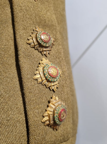 SOLD! WW2 British Army Captain’s Jacket and Sam Browne Belt, Dated 1939