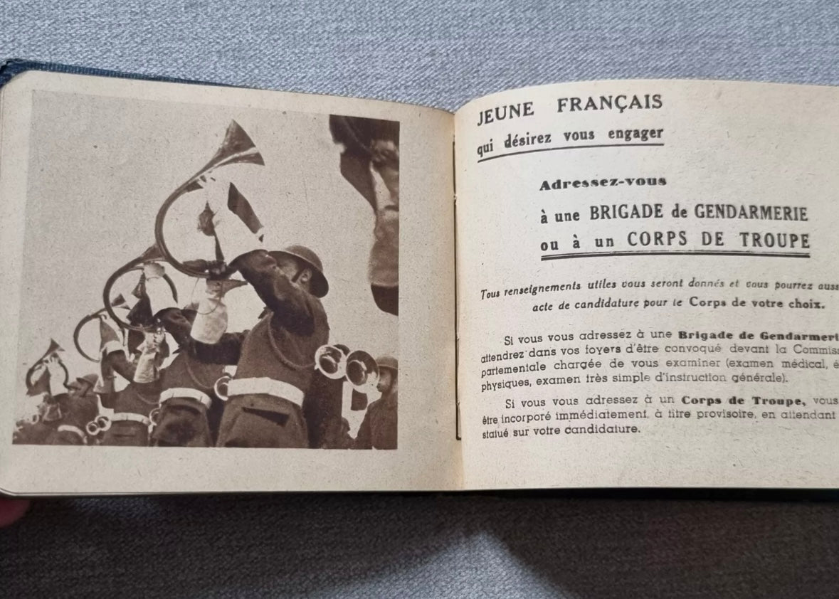 SOLD! Rare WW2 French Vichy Diary, "Agenda de Armée Nouvelle 1942"