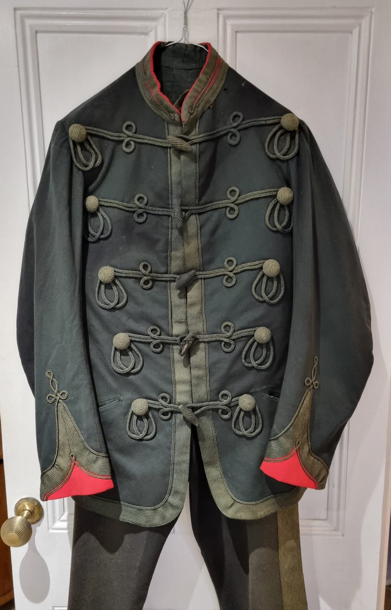 SOLD! Victorian King's Royal Rifle Corps Officer's Frogged Jacket and Trousers