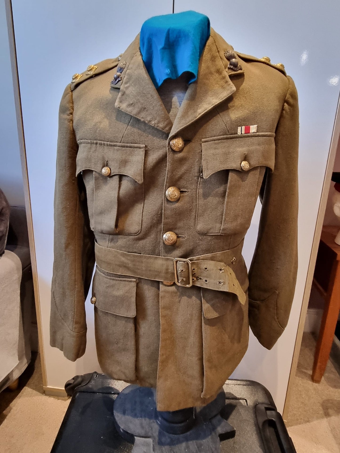 WW2 British Army Lieutenant’s Royal Engineers Tunic, Dated 1940