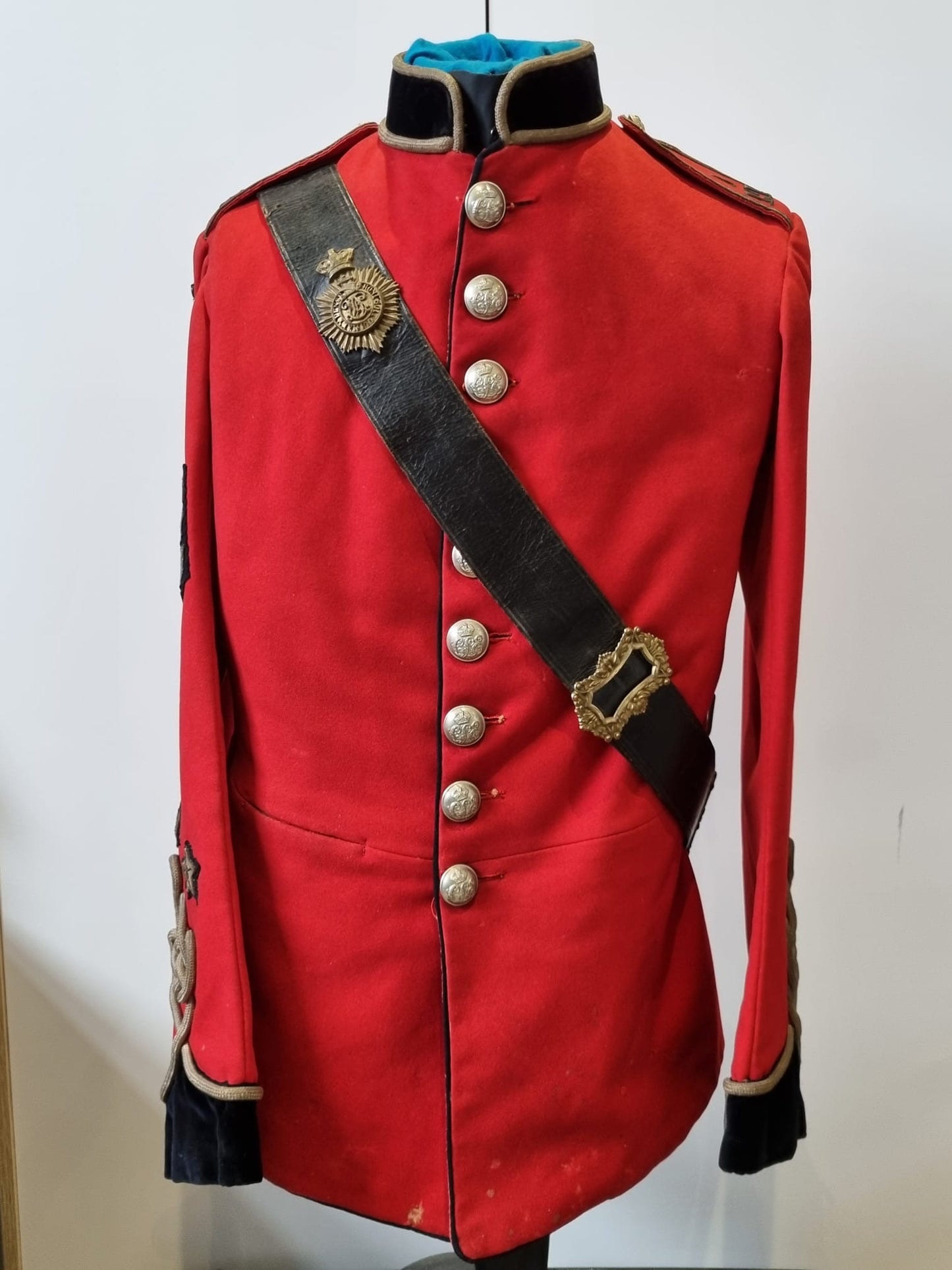 SOLD! Pre WW1 (Edwardian) 1st London Volunteer Rifles Sergeant's Tunic and Victorian Volunteer Rifles Cross Belt and Pouch