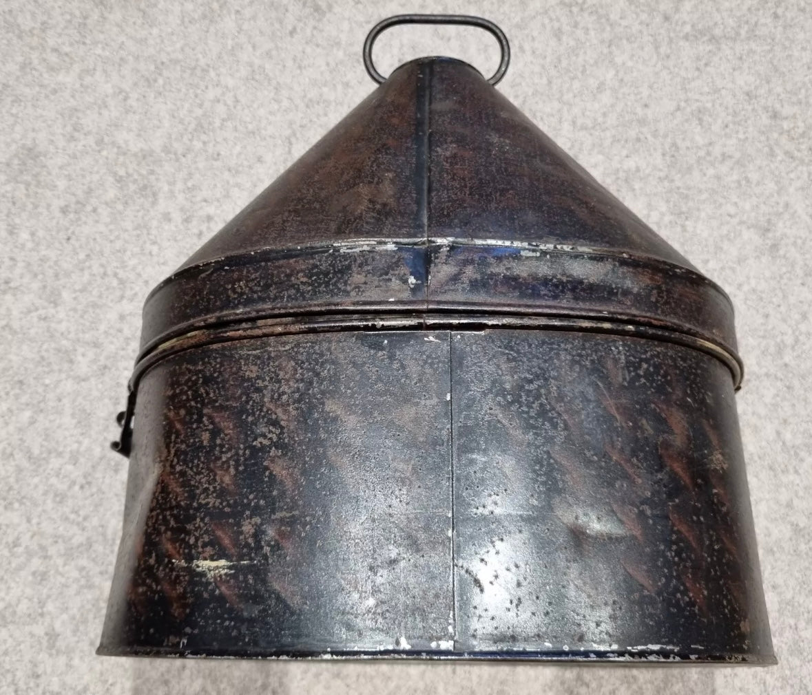 SOLD! Victorian Officer’s Home Service Helmet for the 1st Northumberland Artillery Volunteers, with Tin