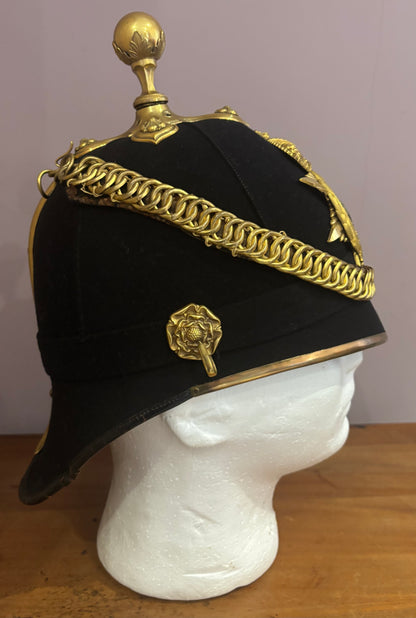 Pre WW1 (Edwardian) Army Service Corps Officer’s Home Service Helmet