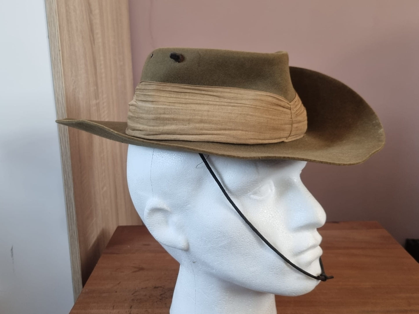 WW2 Royal Australian Air Force (RAAF) Slouch Hat, Dated 1943
