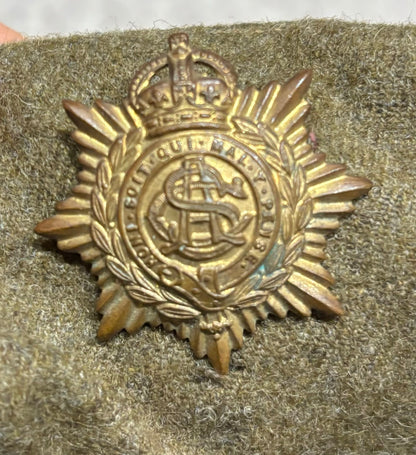 WW2 Royal Army Service Corps General Service Cap