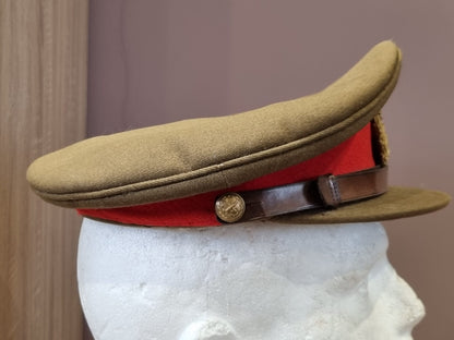 SOLD! WW2 British Army General’s Khaki Visor Cap